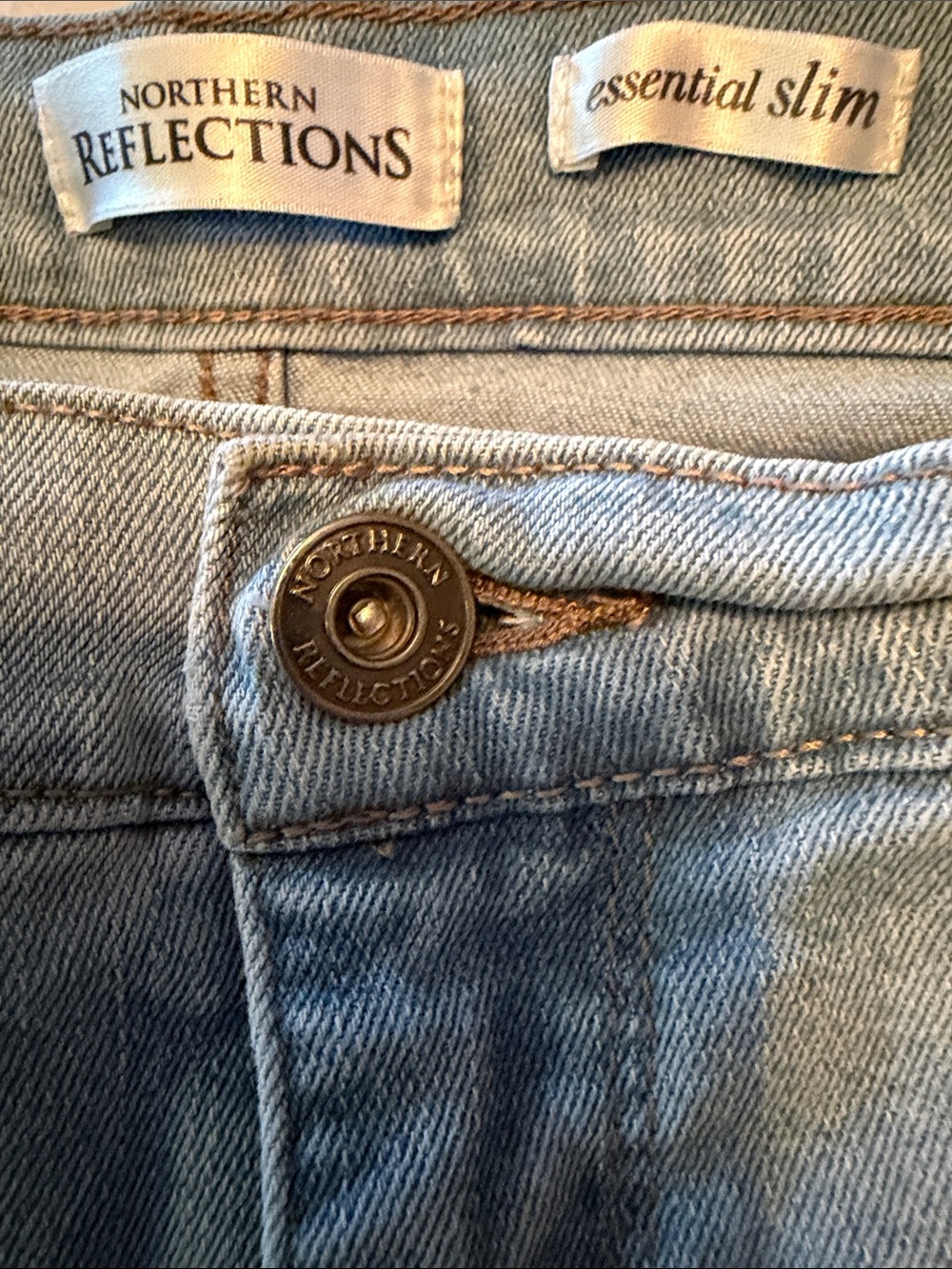 Northern Reflections Light Blue Embroidered Ankle Jeans Size 18 - Picture 4 of 12